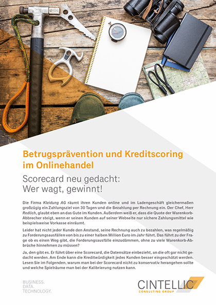 Publikation: Scorecard Kreditscoring Onlinehandel