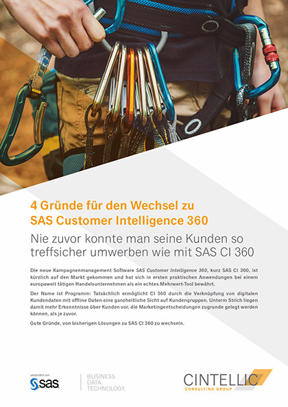 Publikation zum Thema Gründe für den Wechsel zu SAS Customer Intelligence 360