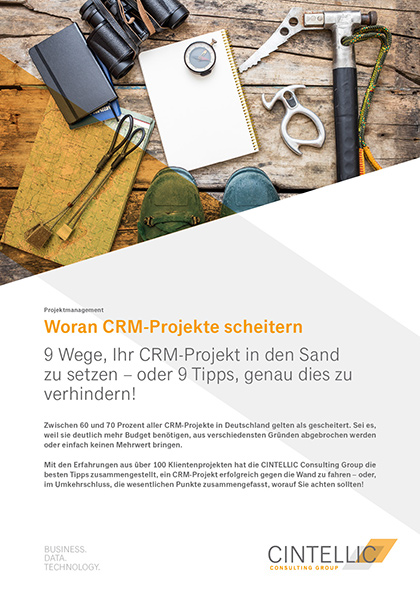 Whitepaper zum Thema Warum CRM-Projekte scheitern