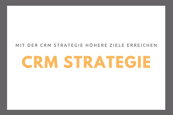 CRM Strategie
