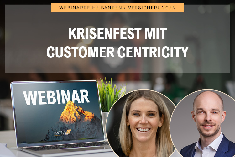 Webinar Titelbild Krisenfest mit Customer Centricity